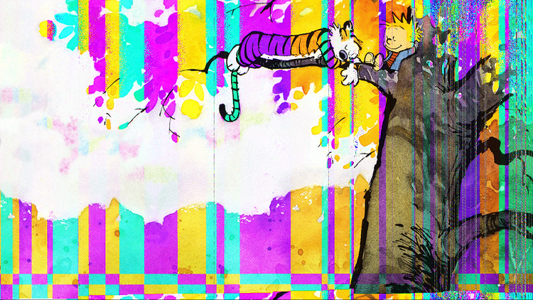 another rotated then glitched image